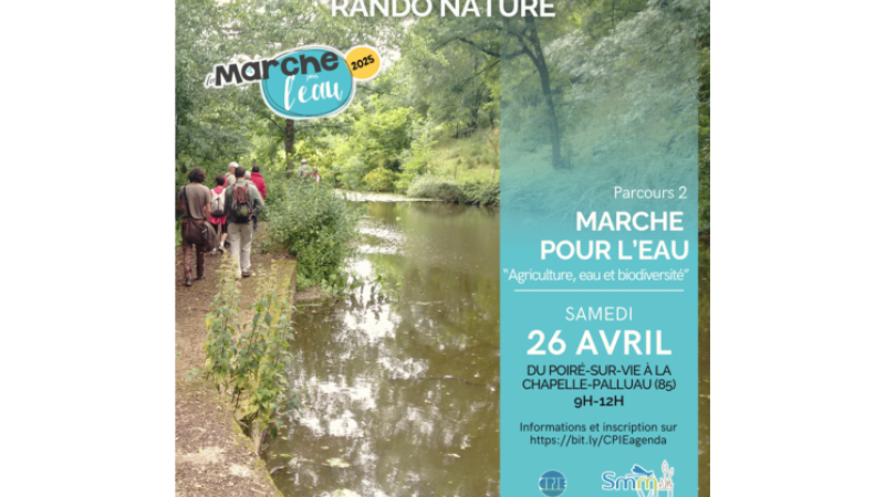 Marche pour l'eau - Parcours n°2 - "Agriculture, Eau et Biodiversité"